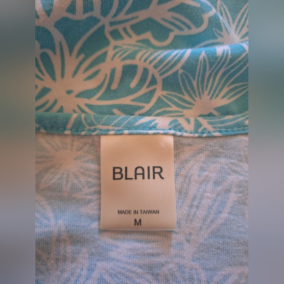 BLAIR women's floral print t-shirt. Size M - Picture 5 of 6